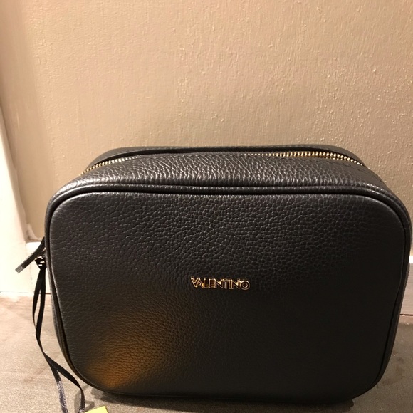 Valentino black double zipper pocketbook - Picture 2 of 4
